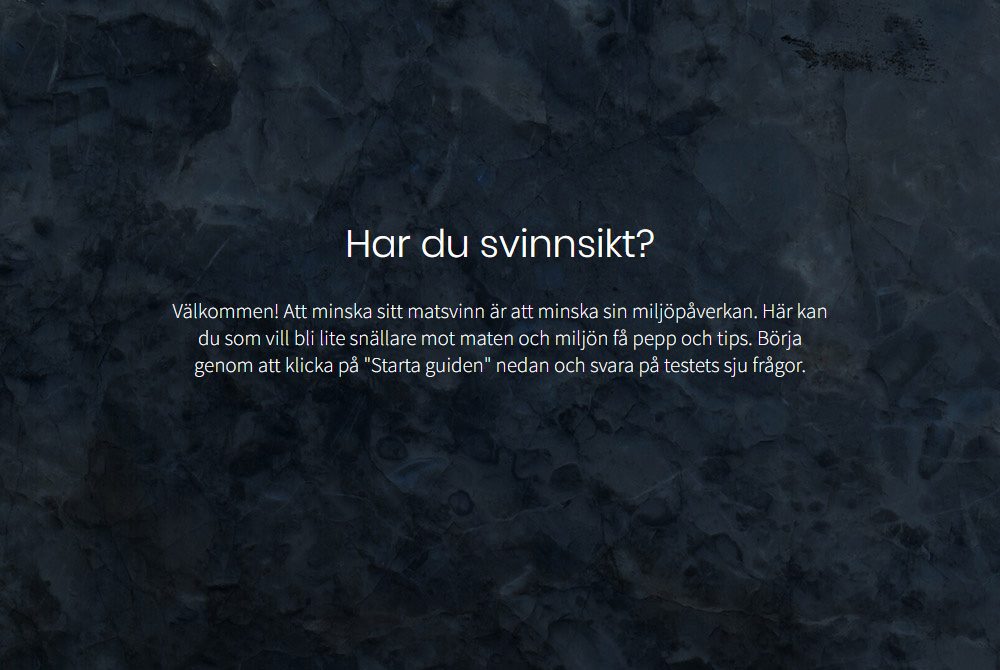 Bild från "Svinnsiktscoachen" med rubrik och ingresstext.